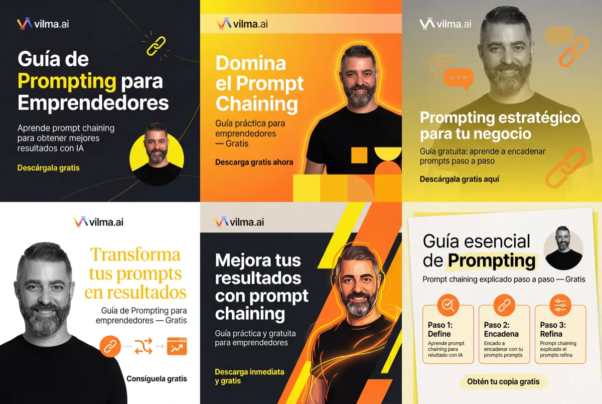 Creador de anuncios para Meta y Google Ads con IA — Vilma.AI