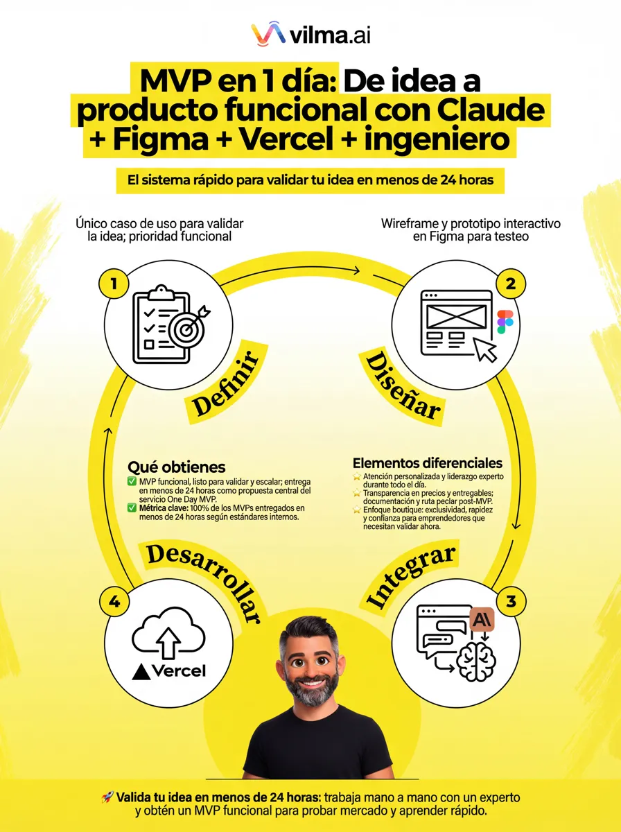 Diseño de infografías profesionales con IA para redes sociales — Vilma.AI